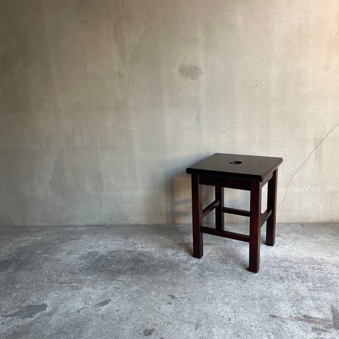 北海道民芸家具　樺材スツール　オールドヴィンテージ