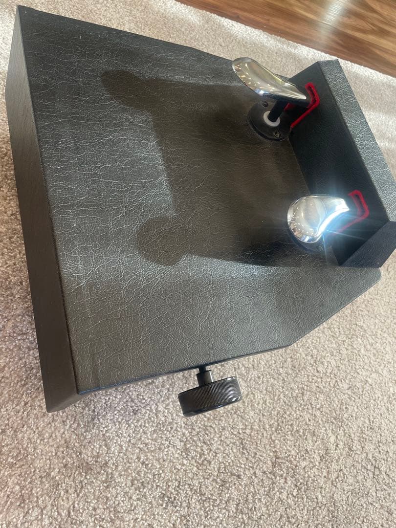 ピアノ　足台　補助ペダル 黒 調整可能