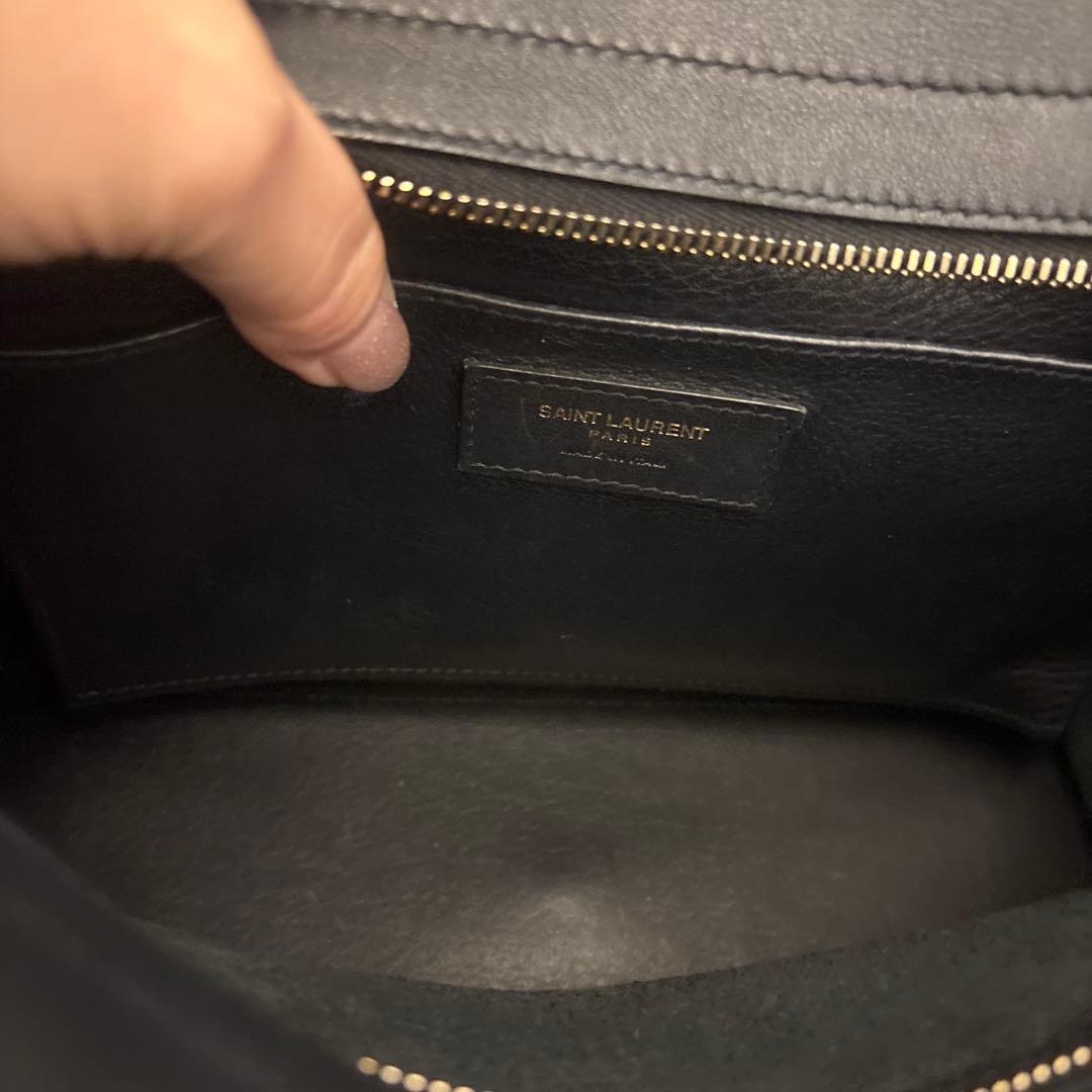 サンローランパリベイビーカバ スYSL ブラック2way ハンド