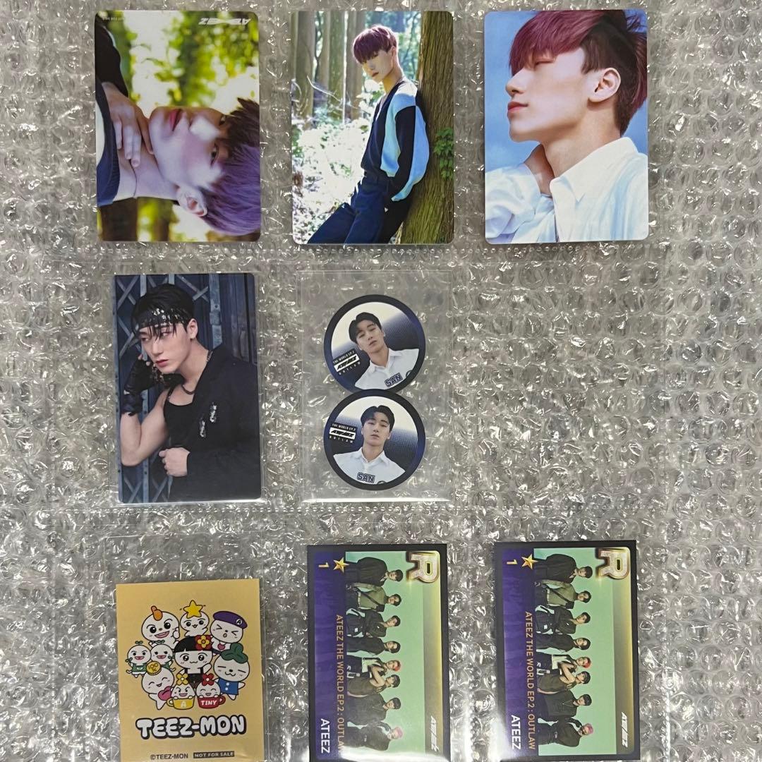 ATEEZ サン トレカ サイン グッズ