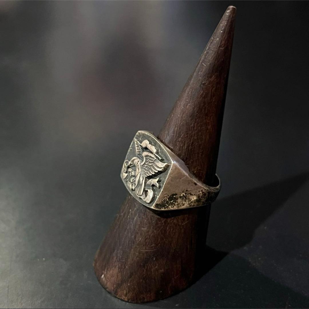 SILVER925 EAGLE SIGNET RING/シルバー/リング