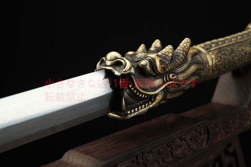 古兵器      武具　刀装具　日本刀　模造刀   居合刀 竜頭伏魔刃