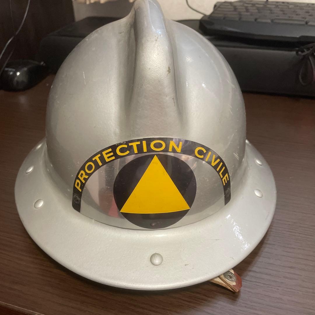 フランス市民防衛隊protection civileヘルメット（実物）