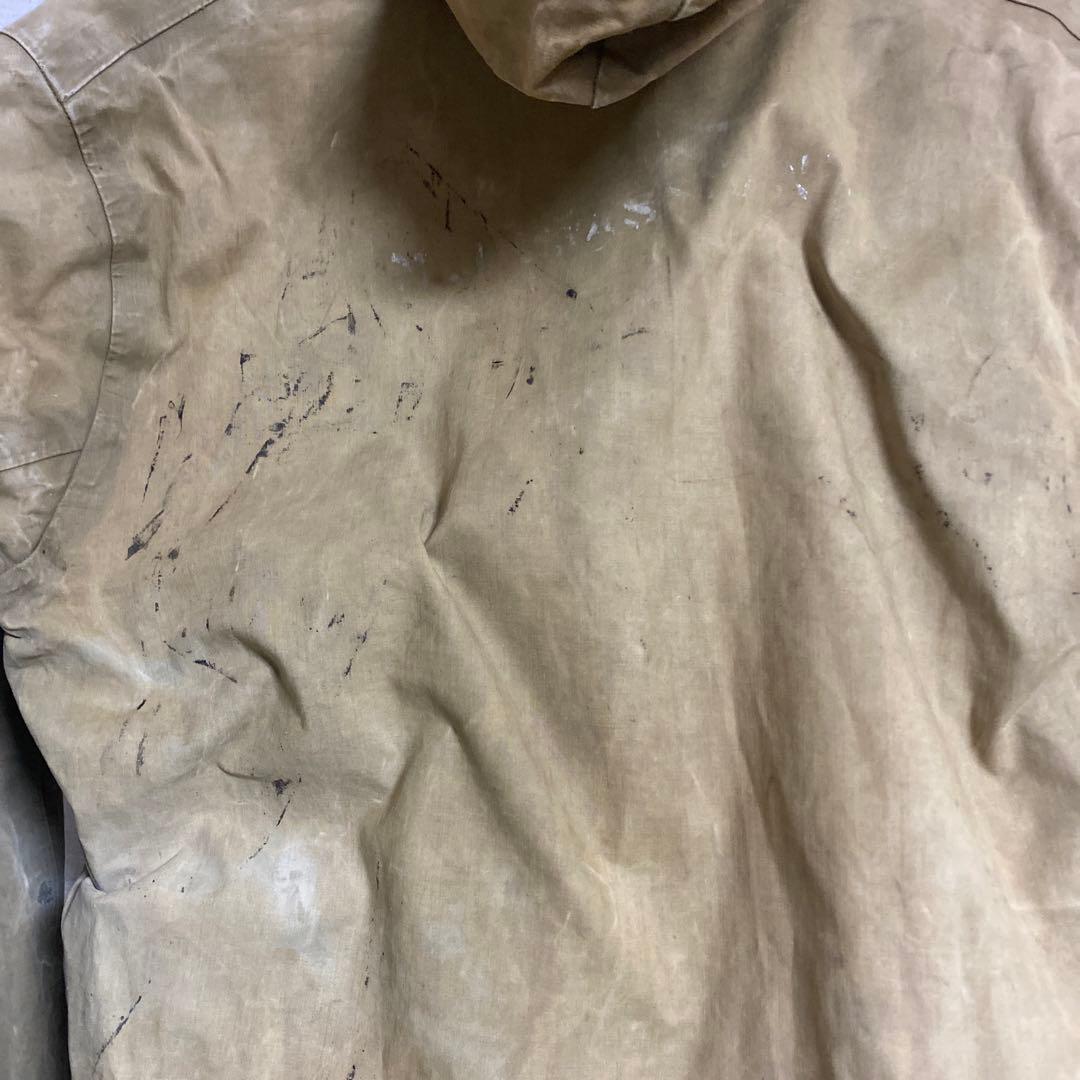 40s 50s 米軍　実物　USN N−2デッキ　レインパーカー