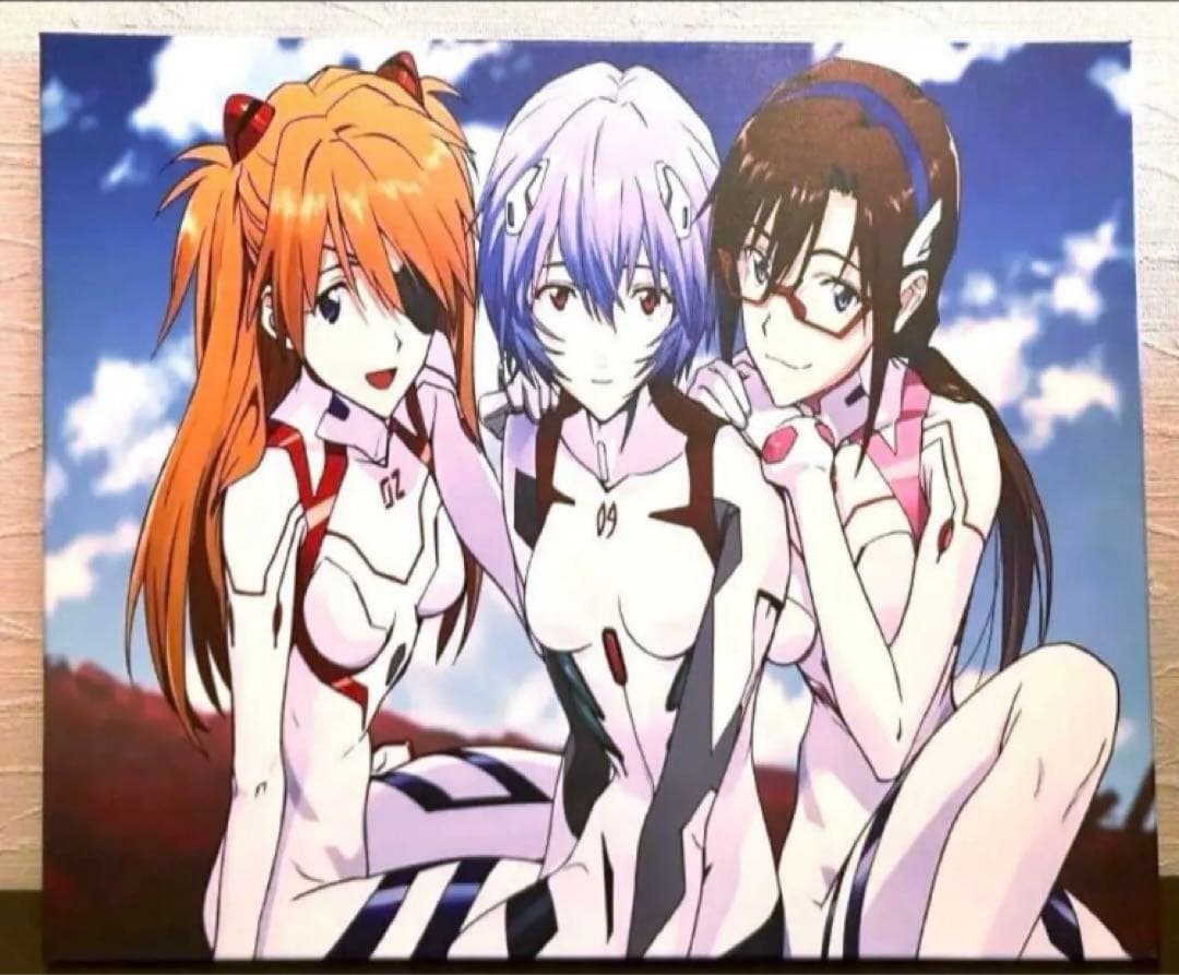 【激レア】エヴァンゲリオン ビッグサイズ ビジュアルキャンバスアートボード