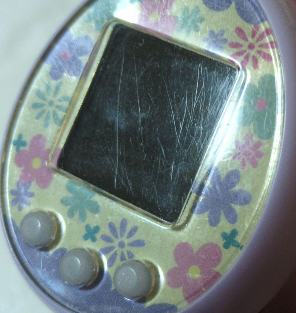 たまごっちみーつ　パステル　ラベンダー 花柄　パープル