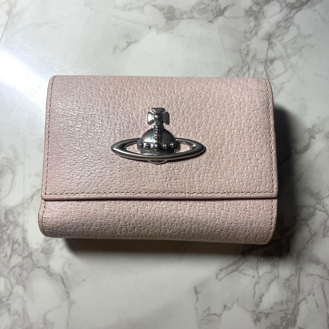Vivienne Westwood オンライン限定　三つ折り財布 ピンク