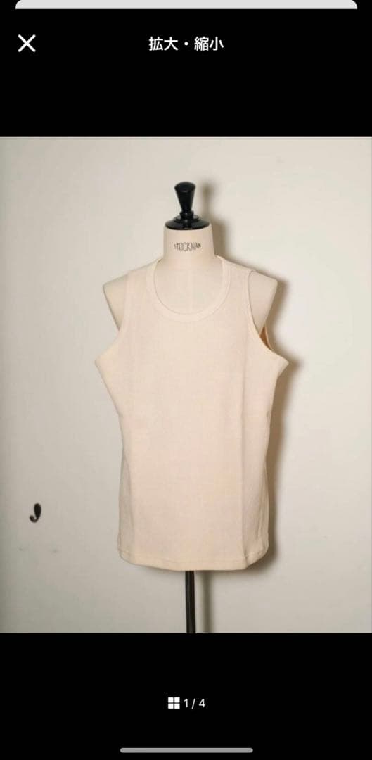 トップス MusterWerk Ex.\"MISE\" TANK TOP size1