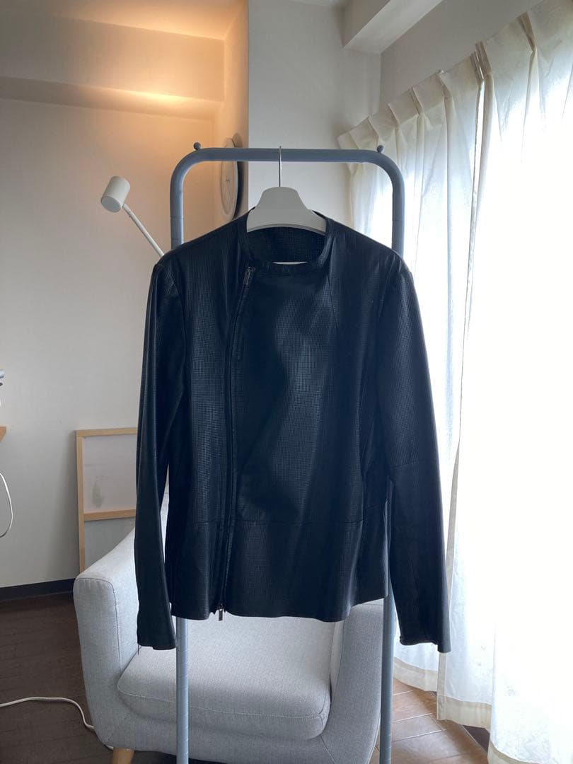 ARMANI エンポリ ライダース ラムレザー