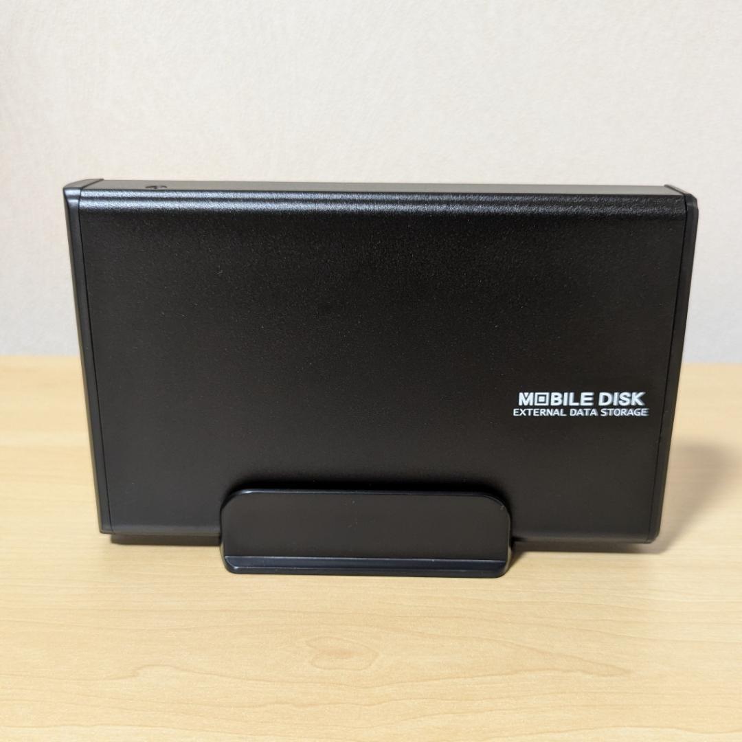 外付けHDD 4TB 玄人志向＋Western Digital BLUE HDD