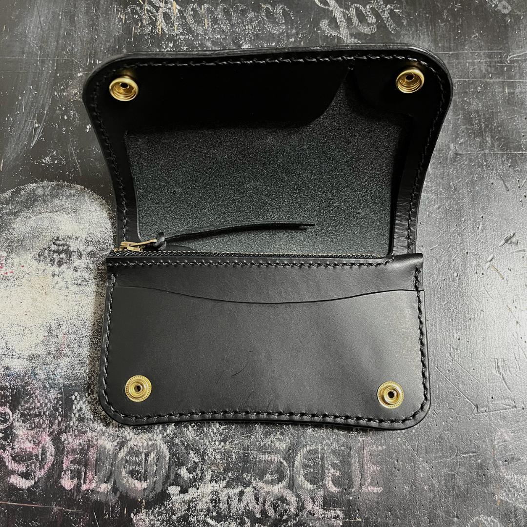 トラッカーウォレット ミドルトラッカーウォレット イタリアレザー 3層 #340