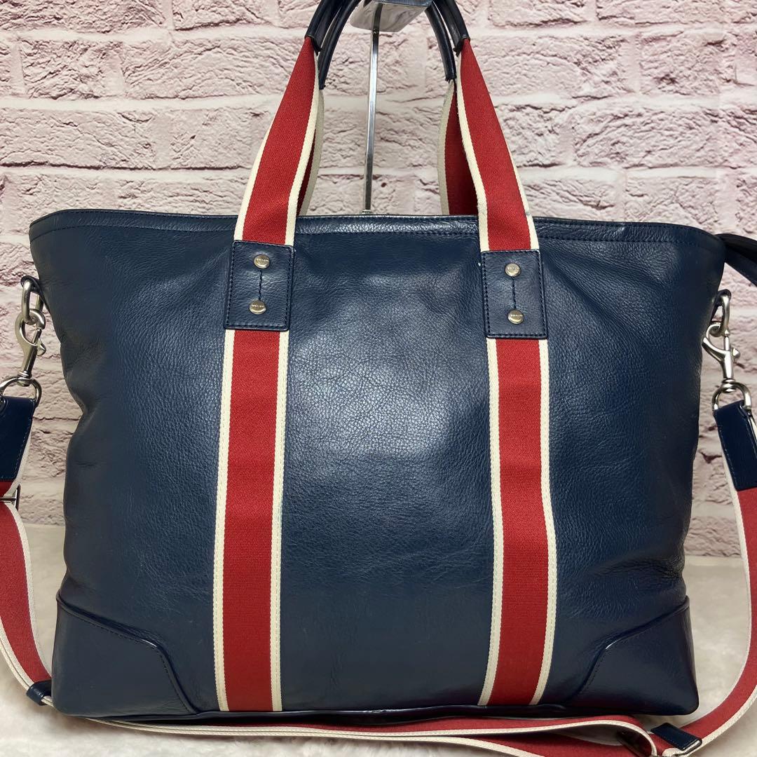 コーチ✨ヘリテージ レザー ユーティリティー A4 2way ビジネスバッグ