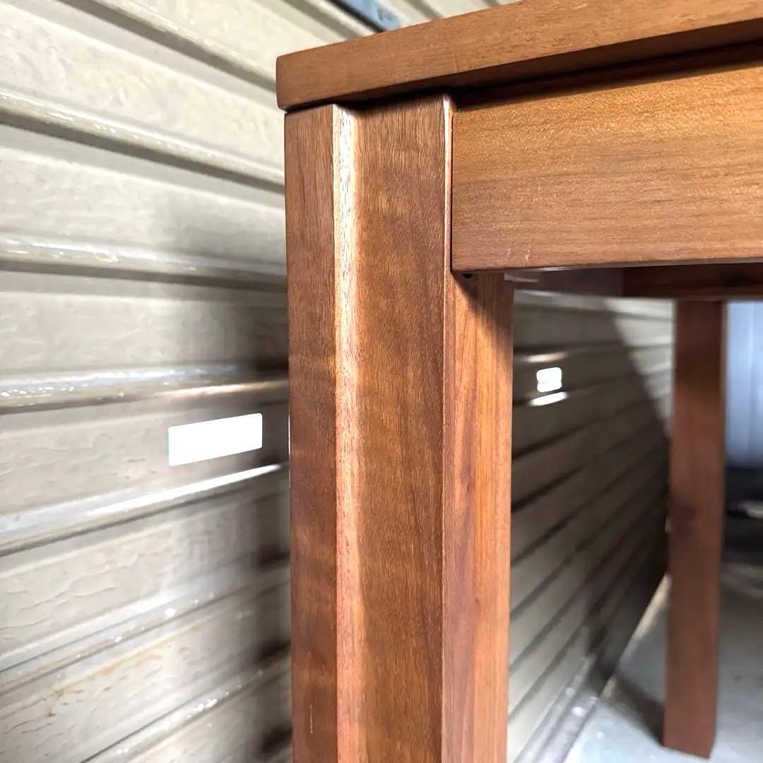 ダイニングテーブル　ウォールナット　無垢　180cm メンテナンス済み　送料込み