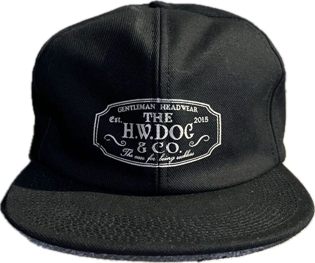 THE H.W.DOG&CO. TRUCKER CAP ブラック 紙幣タグ付き