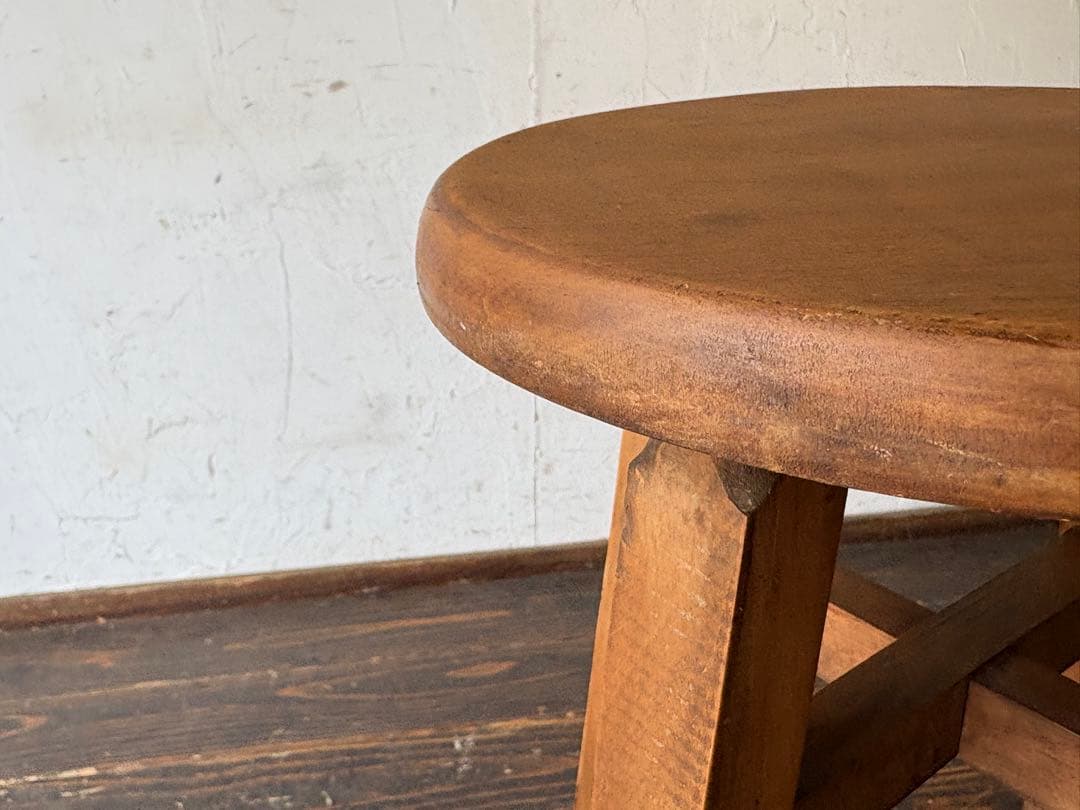 丸椅子 木製シンプルスツール　子椅子