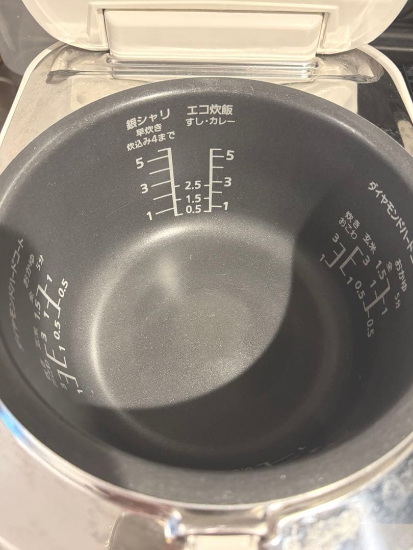 パナソニック IH 炊飯器 5.5合 2021年製 ホワイト