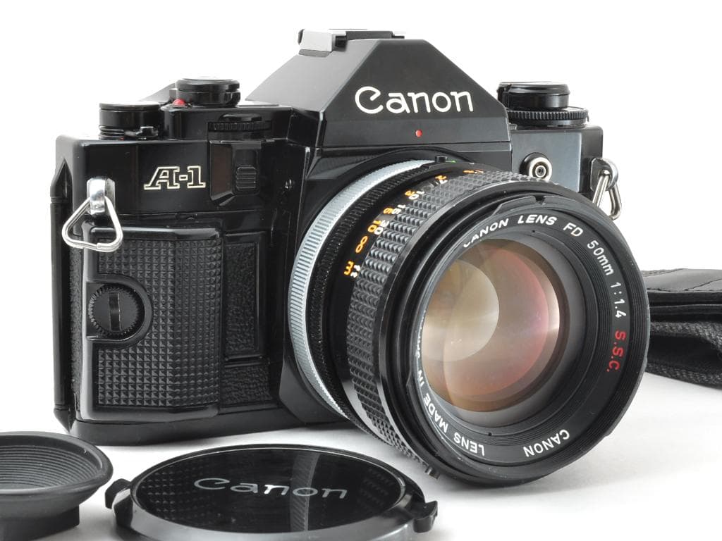 キヤノン Canon A-1 フィルムカメラ FD 50mm f/1.4 SSC