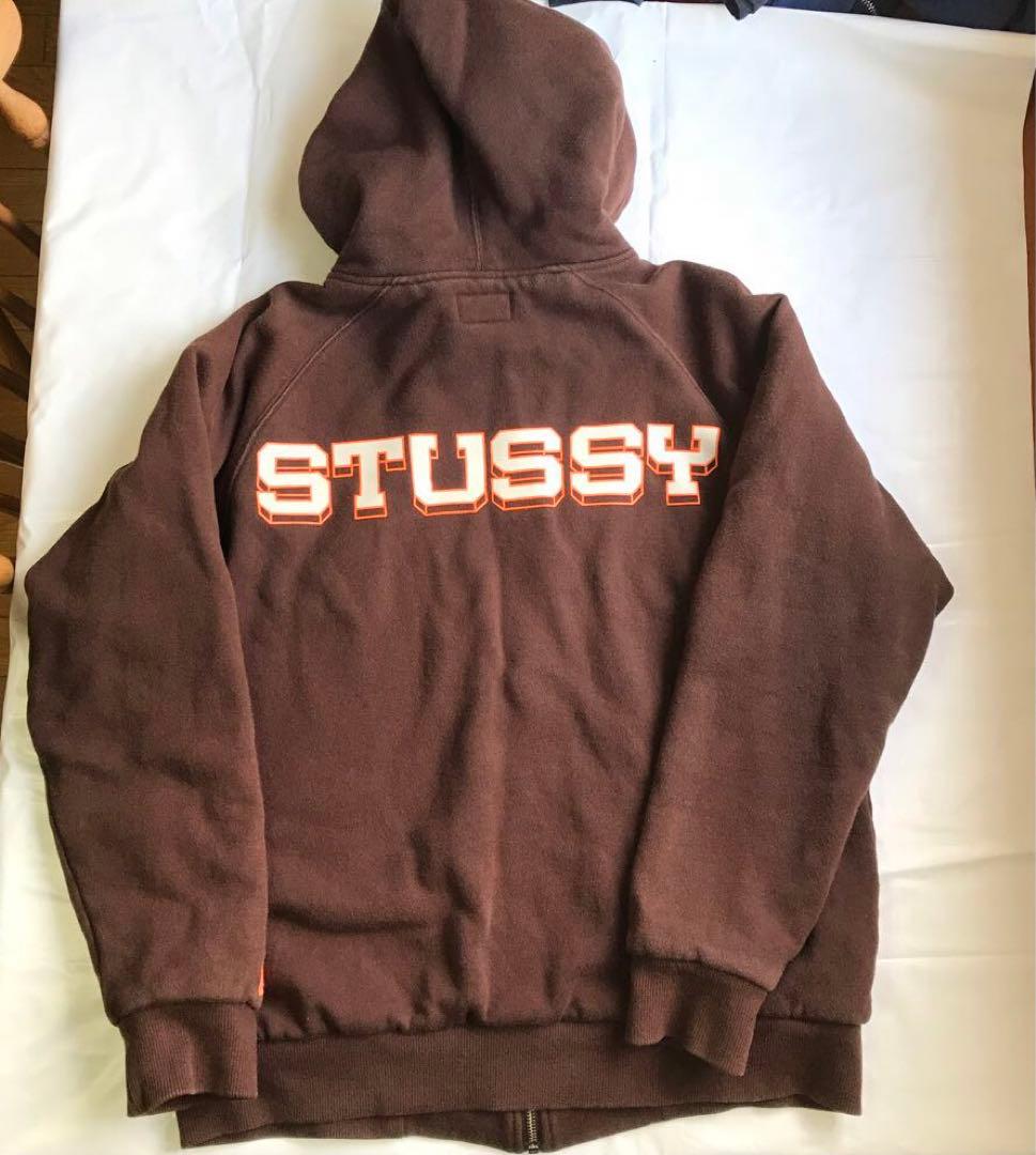 1990s old stussy ステューシー　ジップパーカー　裏サーマル
