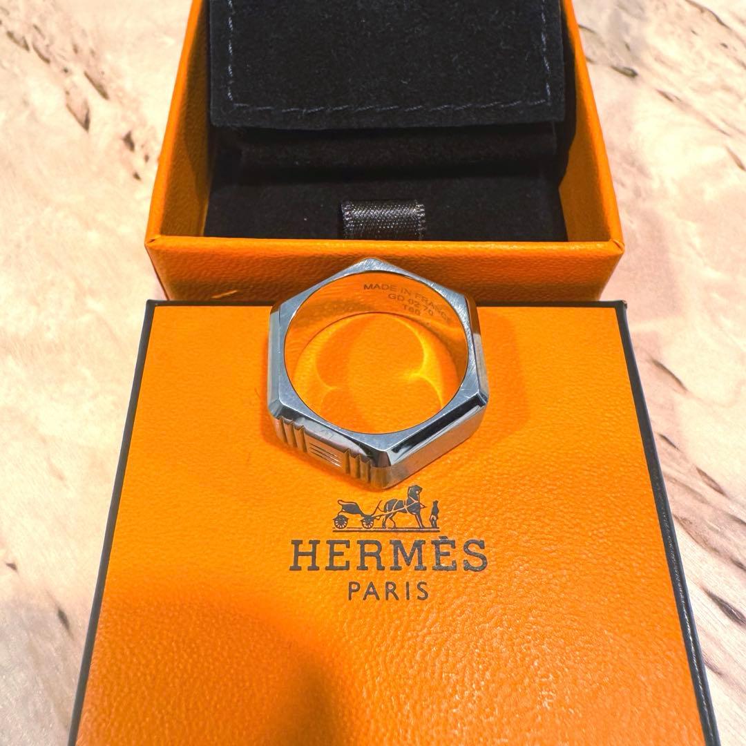 希少 HERMES Toolboxリング 60 メンズ 指輪 ツールボックス