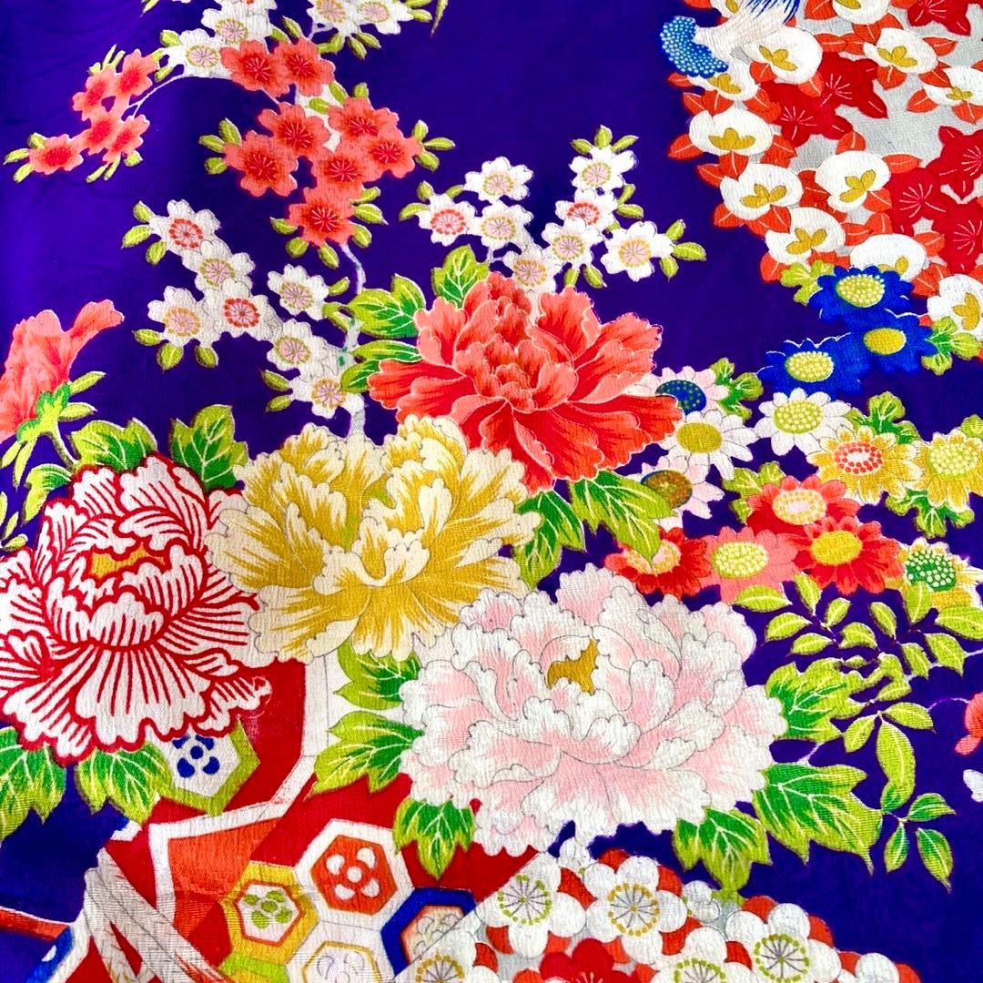 アンティーク　女の子　子供着物　NO4