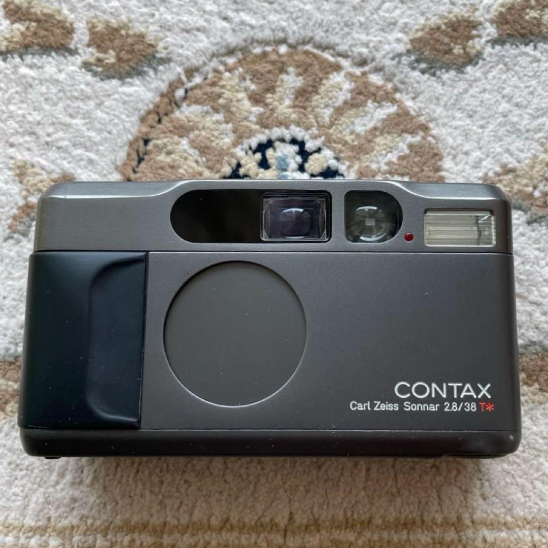 【動作品】CONTAX コンタックス　Ｔ２　フィルムカメラ
