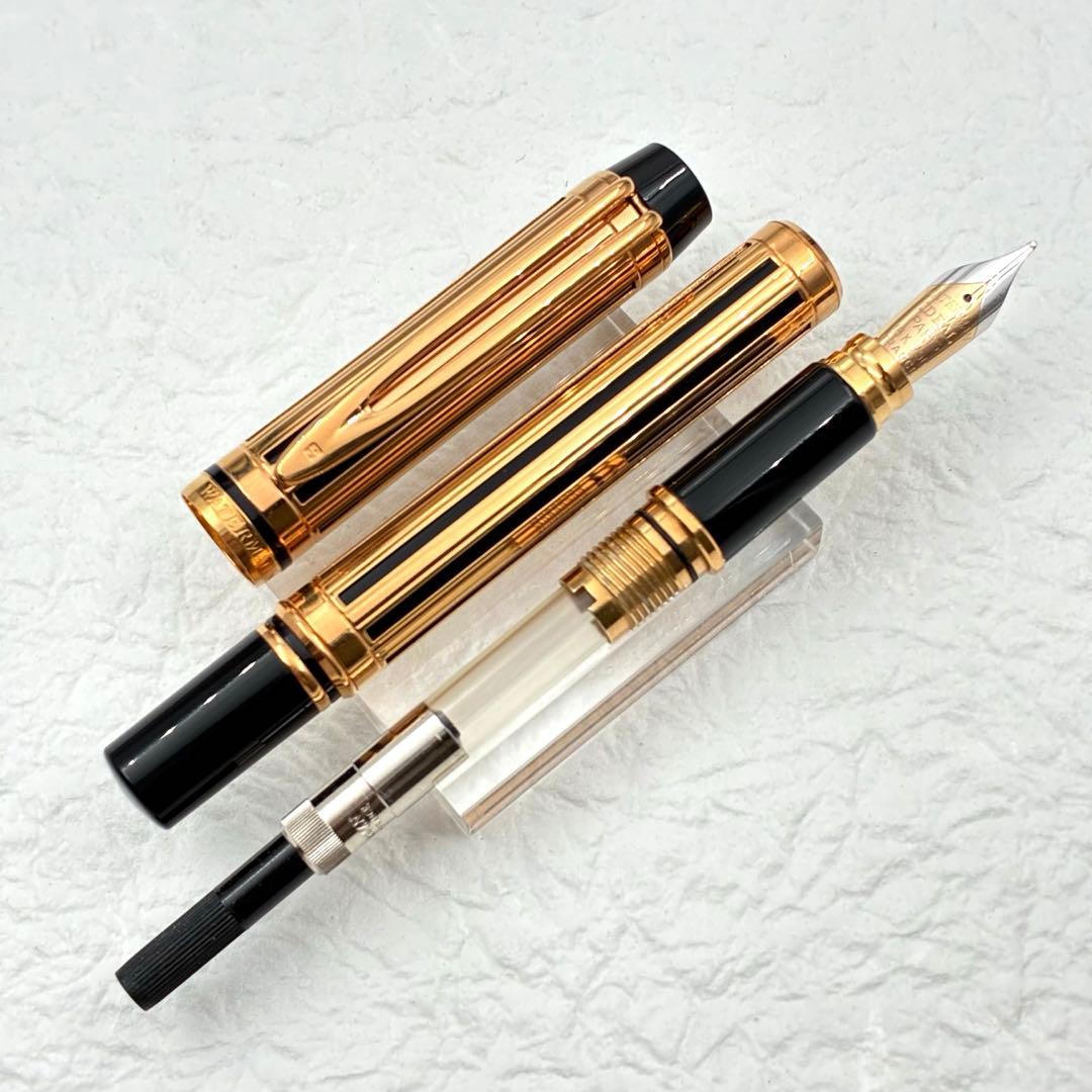 WATERMAN ウォーターマン 万年筆 ル・マン200 ナイト&デイ ゴールド