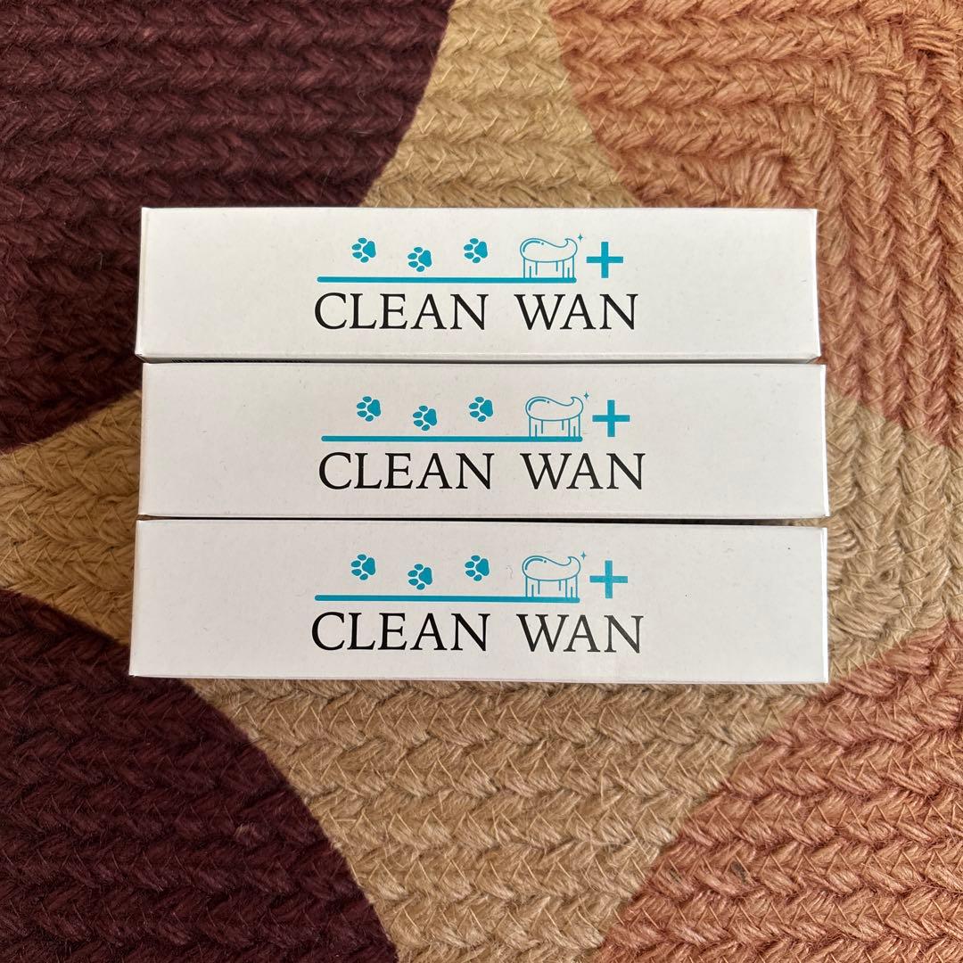 CLEAN WAN デンタルケアジェル 15g×3個セット　+お散歩グッズ