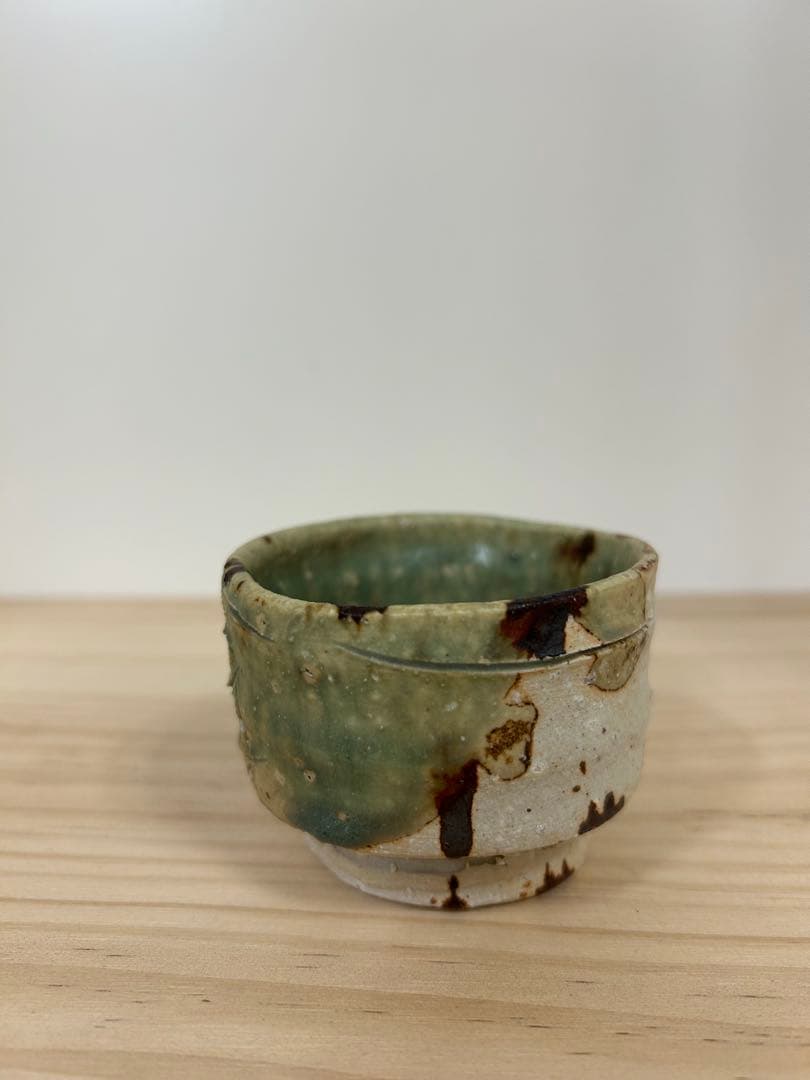 アロンサイス　織部ぐい呑み