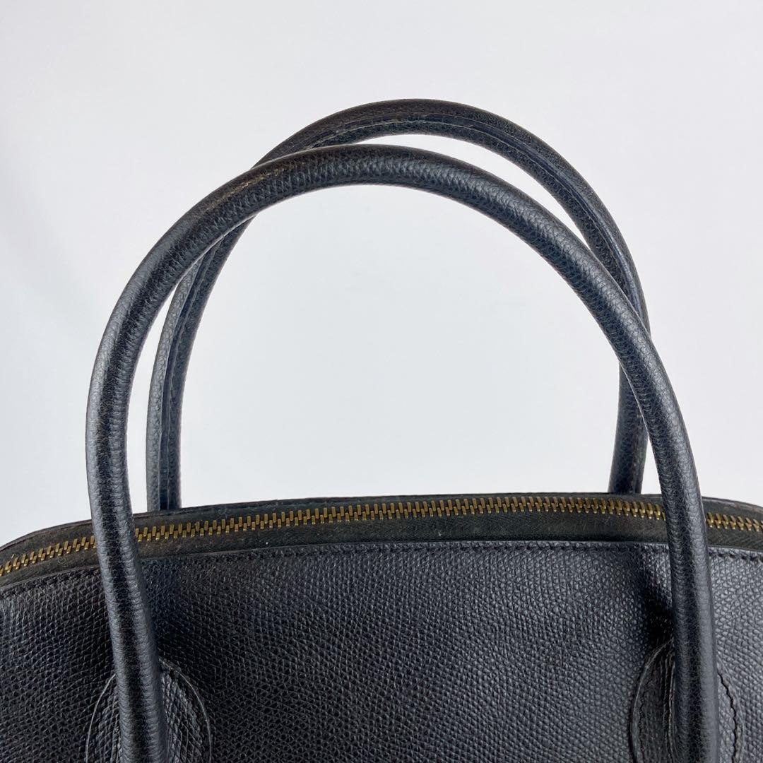 セリーヌ 2way ドーム型 オールレザー シボ革 ショルダー クロスボディ