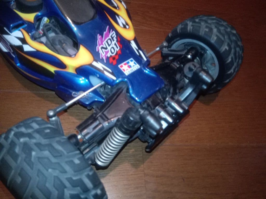 ナイトロサンダー　タミヤ　ラジコン　エンジン　ジャンク品　パーツ付き