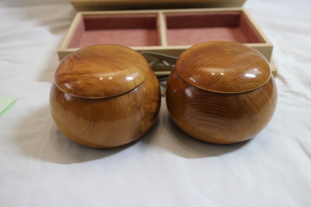 希少 松岡裕治 作 広島県 MATU工房 碁笥 碁筒 ごけ ごす 共箱有り