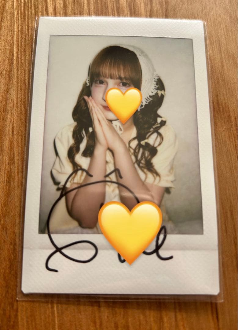 牛*ン様 FRUITS ZIPPER 早瀬ノエル 直筆サイン入りチェキ S賞