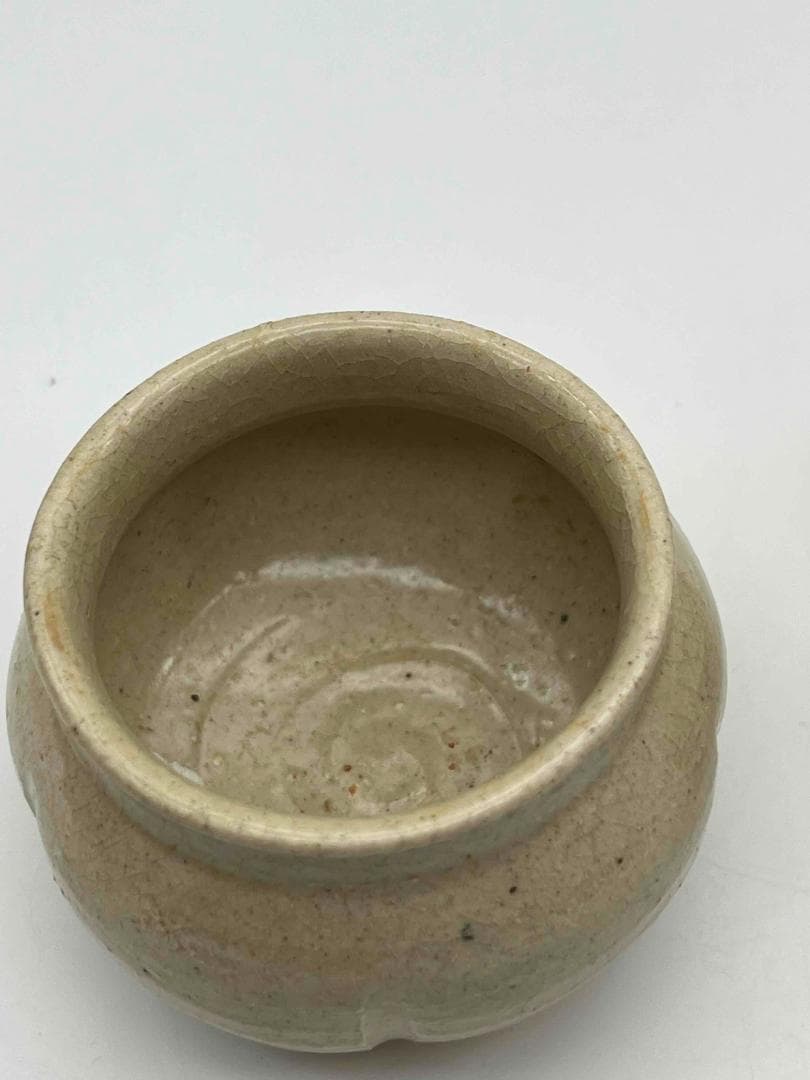 宋時代　白磁 青白磁瓜棱壺二個　茶入れ　煎茶道具　唐物(C-59)