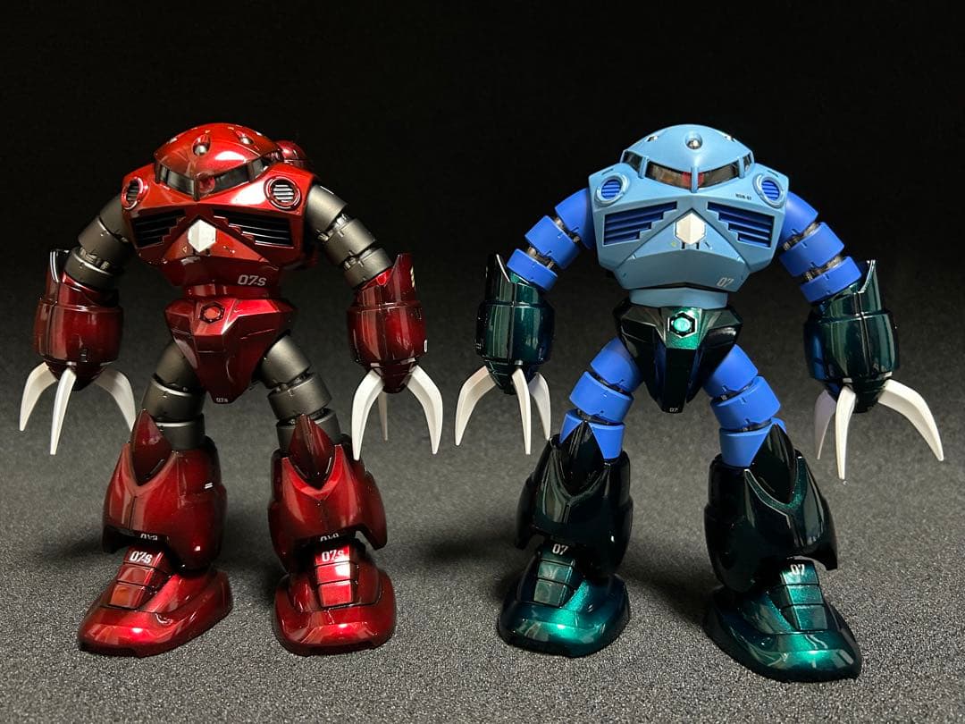 MGズゴック量産型イメージキャンディーグラデーション一部艶消し塗装済完成品