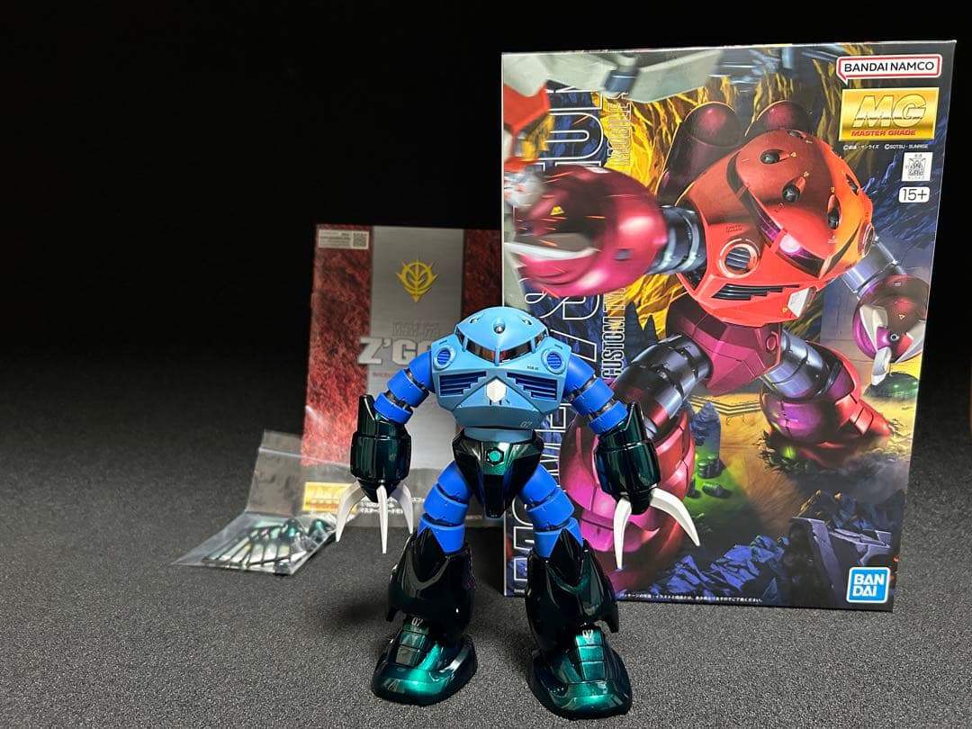 MGズゴック量産型イメージキャンディーグラデーション一部艶消し塗装済完成品