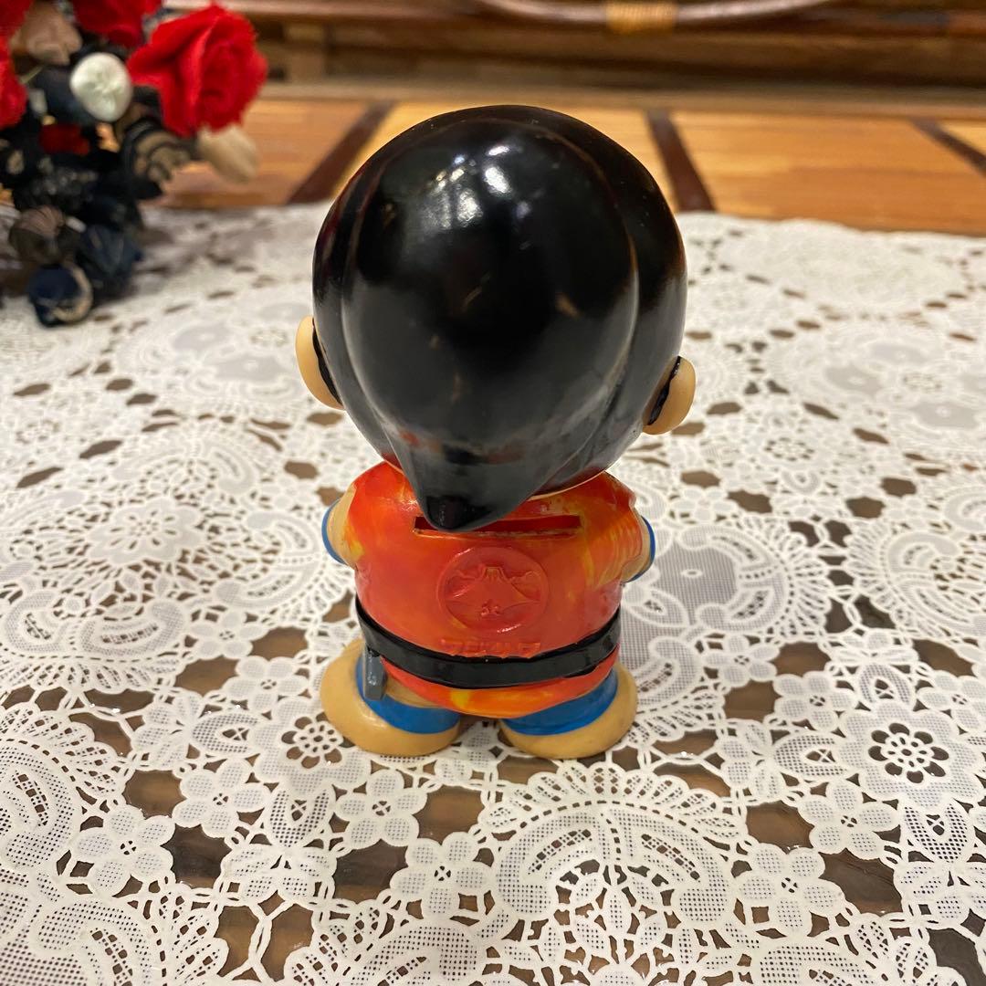 希少 ノイビタ 風のフジ丸 ソフビ人形 貯金箱 昭和レトロ レア 当時物