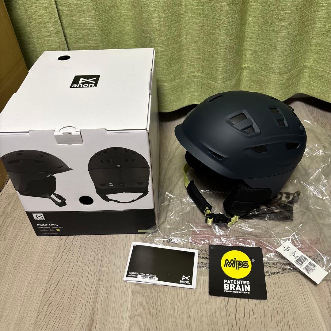 美品　ANON PRIME MIPS ヘルメット Mサイズ　スノーボード　自転車