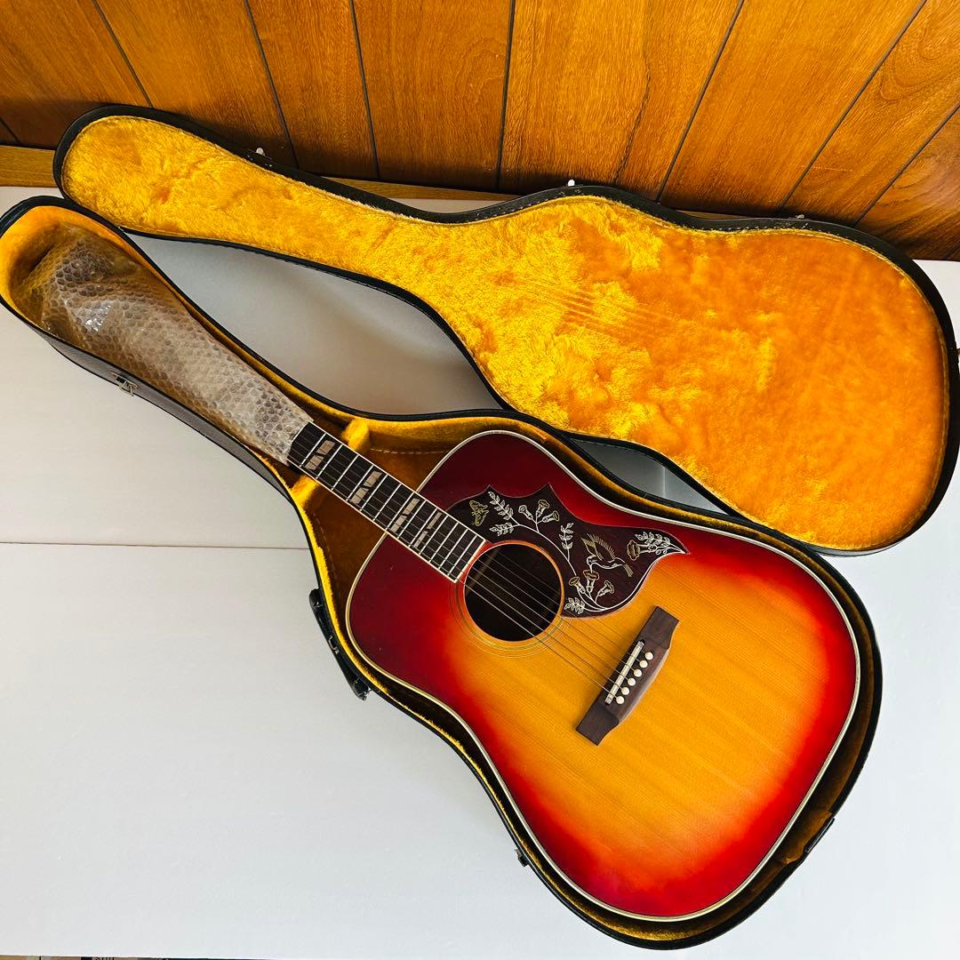 アコースティックギター パール　ハミングバード　ハードケース