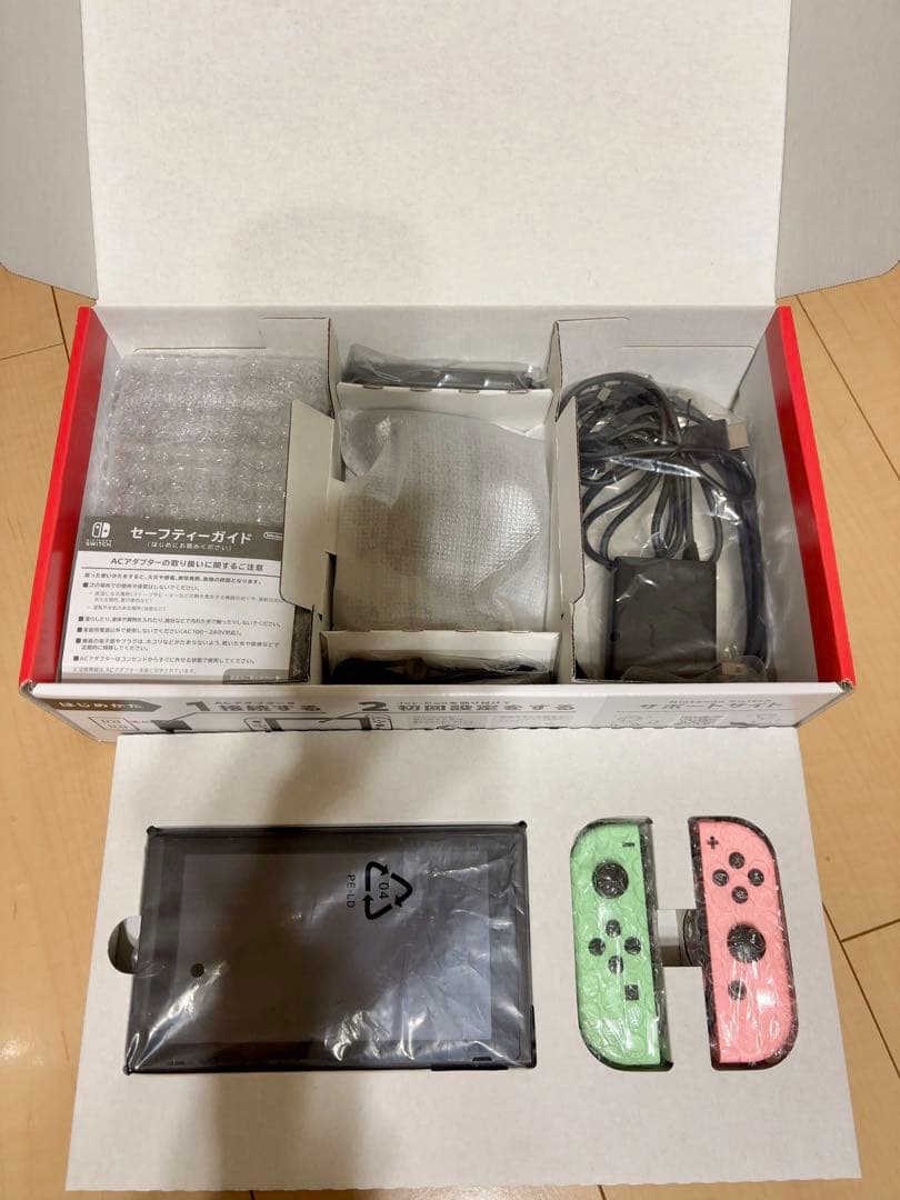 Switch 本体 バッテリー強化版 SDカード128GB付き