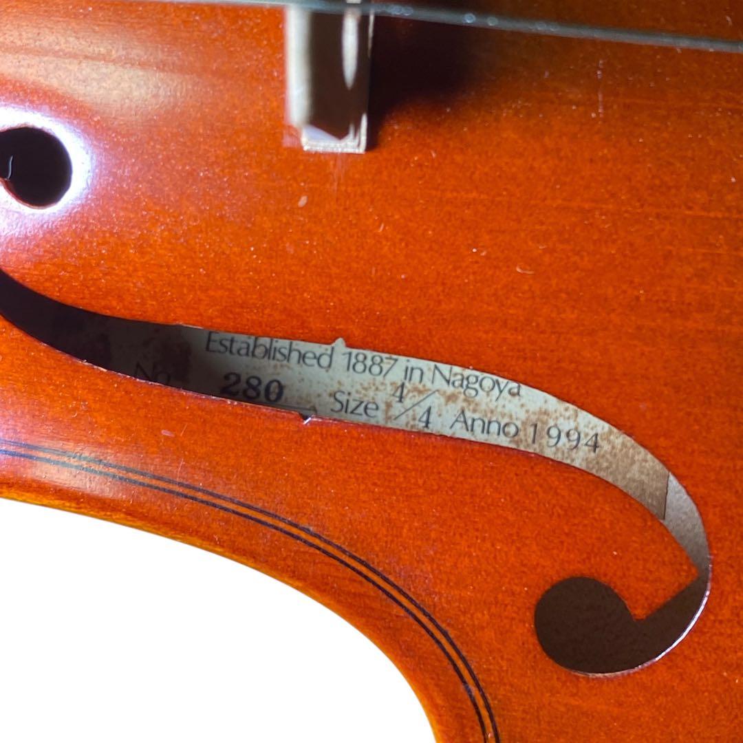 美品✨スズキ ヴァイオリン No280 4/4 Anno 1994ナゴヤ