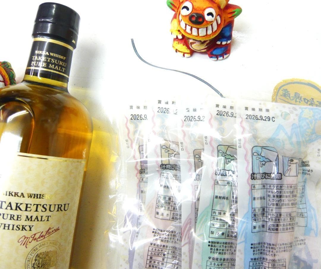 竹鶴ピュアモルト！お姫様が付きます～高知ふる里納税品　姫かつお5本入り