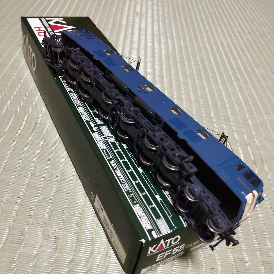 KATO　EF58　1-301 (大窓.ブルー) 　HOゲージ　 鉄道模型