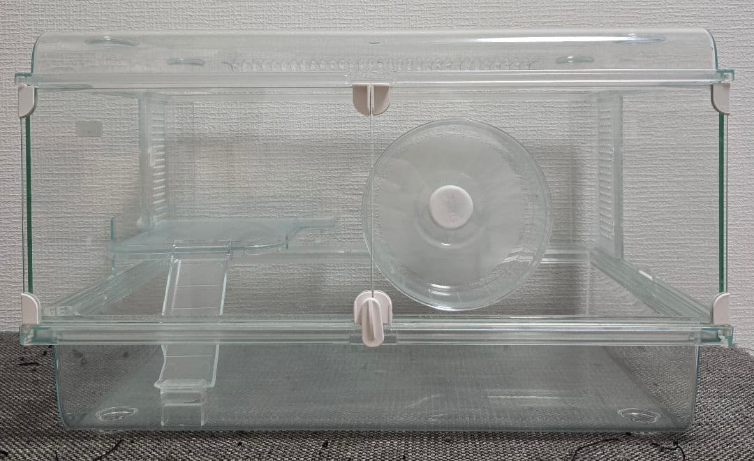 GEX グラスハーモニー600 ハムスターケージ ＋ 専用ステージ付き