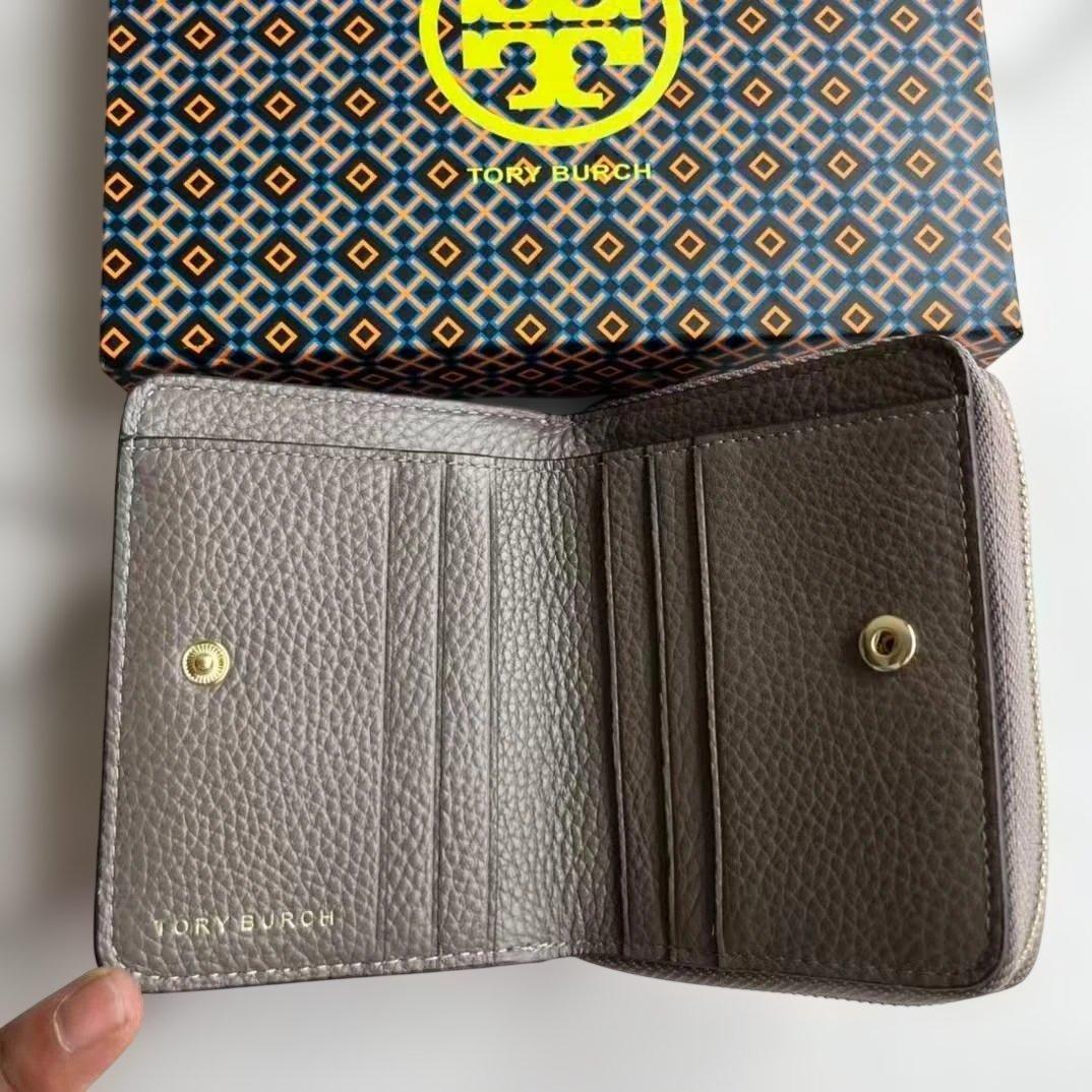 早い者勝ち！グレー 二つ折り財布