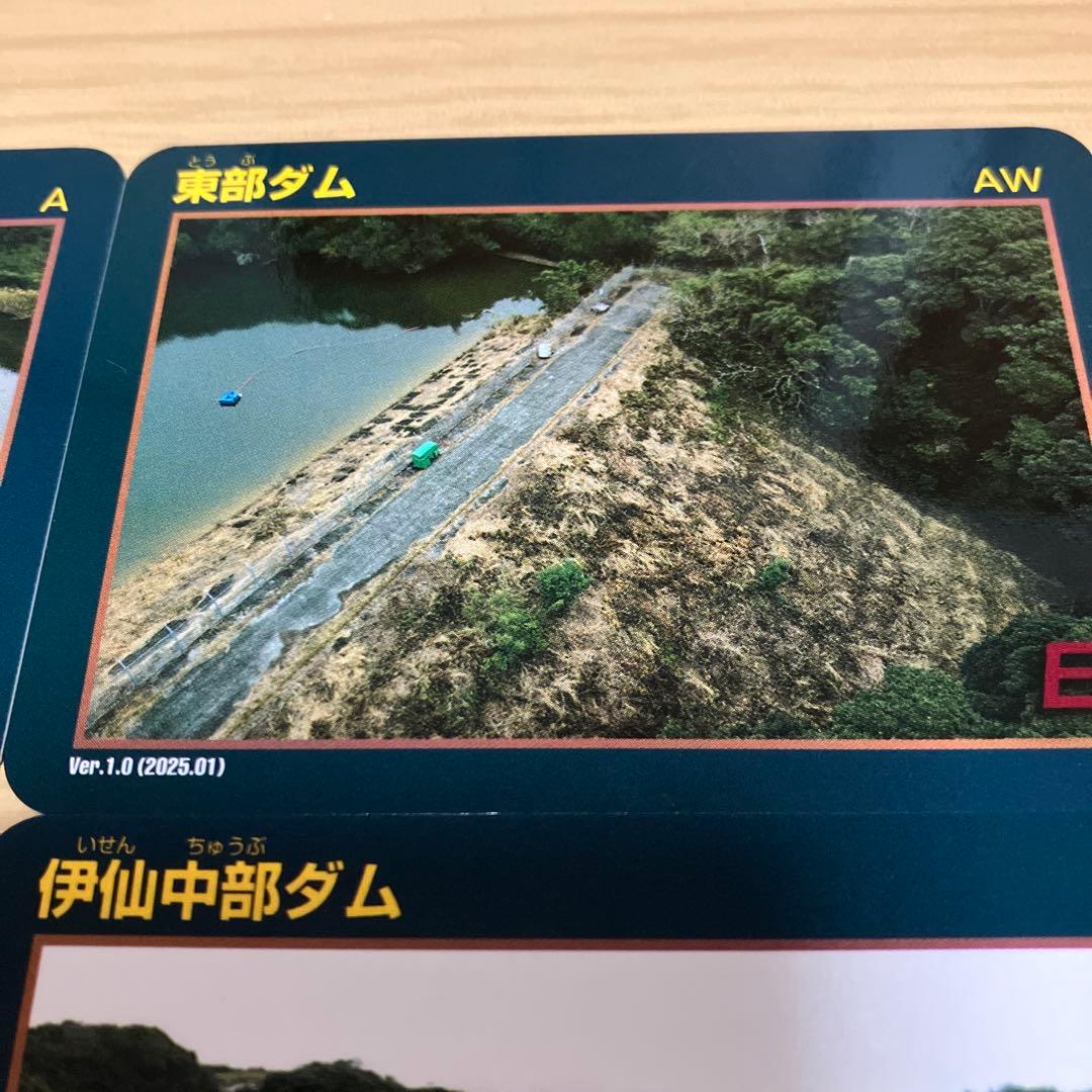 ダムカード　鹿児島県　西部ダム　東部ダム　南部ダム　伊仙中部ダム　徳之島　離島