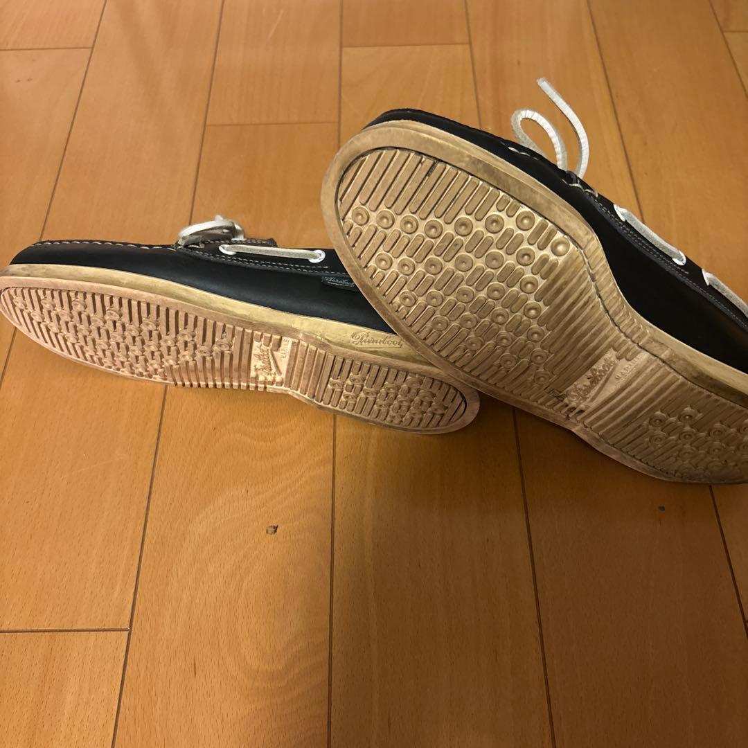 パラブーツBIRTH　MARINE（ネイビー）デッキシューズ