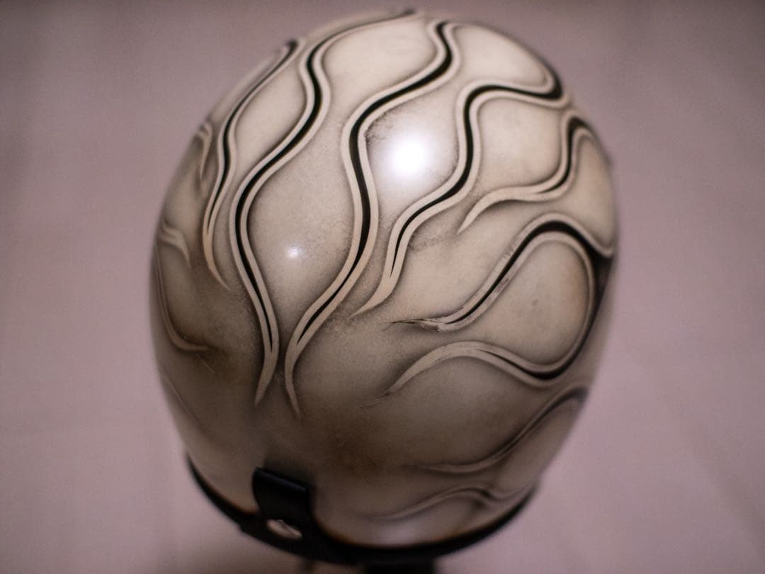 XL 極小帽体　500tx スモールジェット　アイボリーエイジング黒フレア