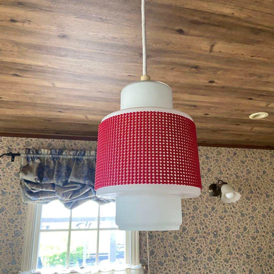 昭和レトロ　ペンダントライト　ナショナル　天井照明　乳白ガラス