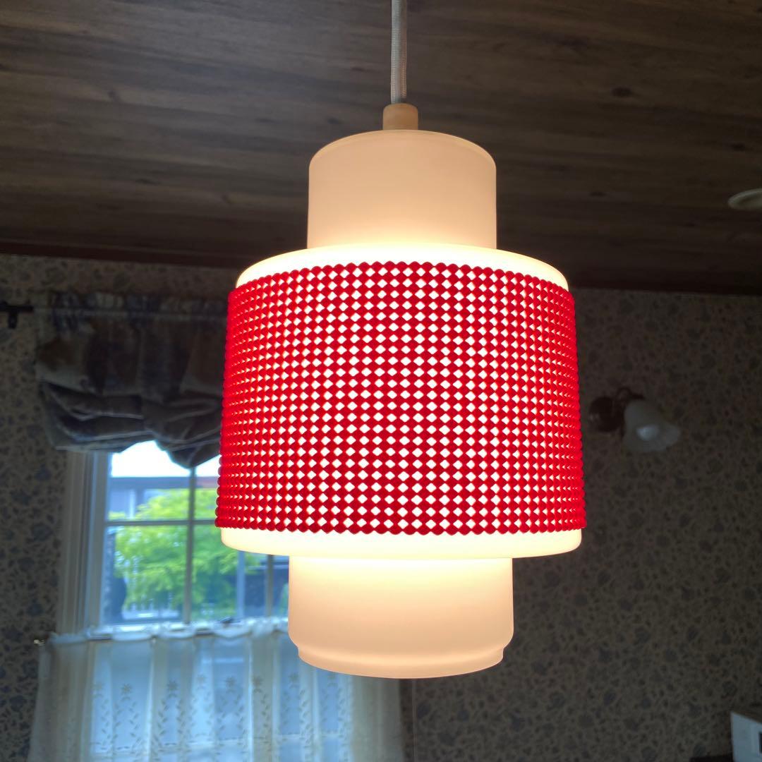 昭和レトロ　ペンダントライト　ナショナル　天井照明　乳白ガラス