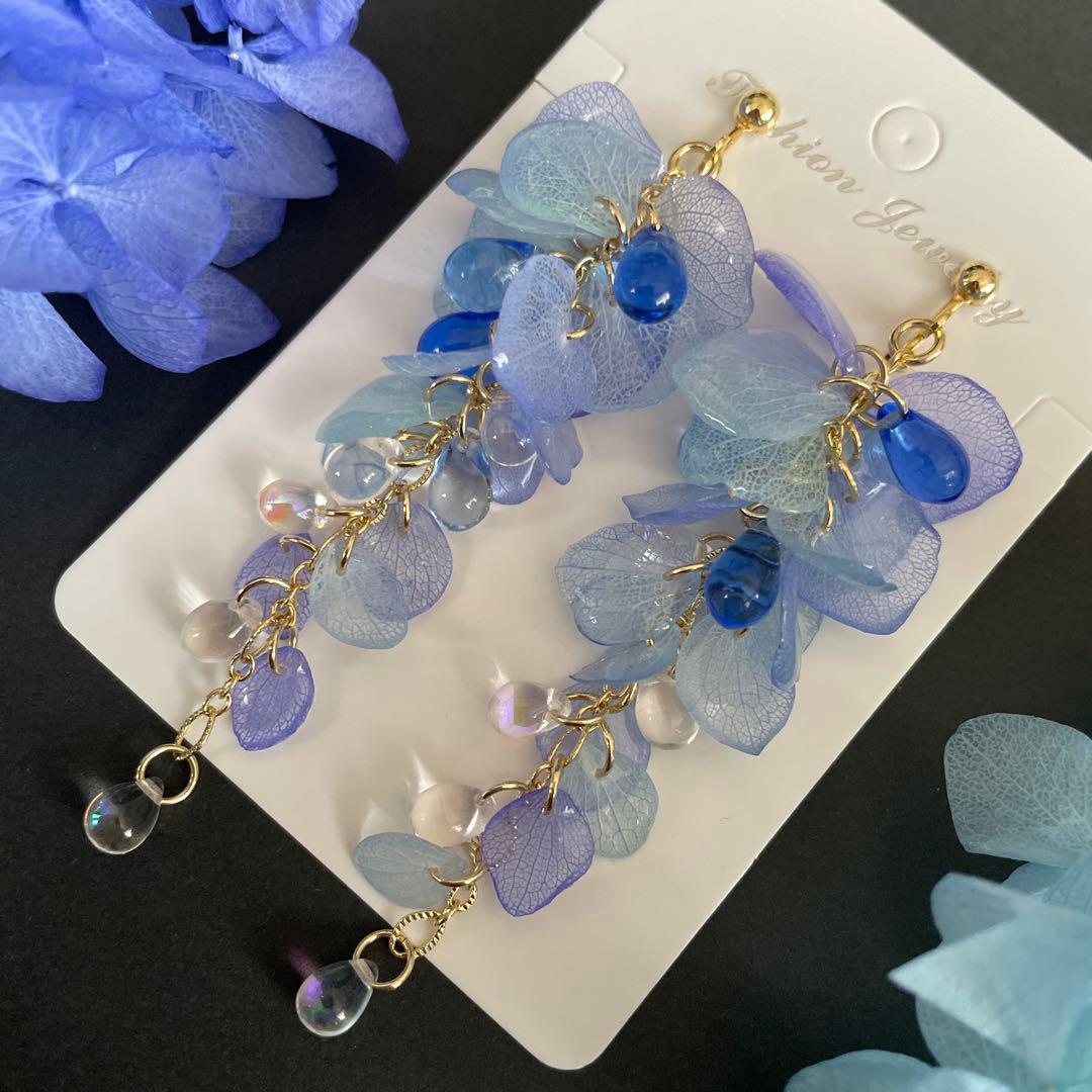 りん5ページ　ハンドメイドイヤリング4点